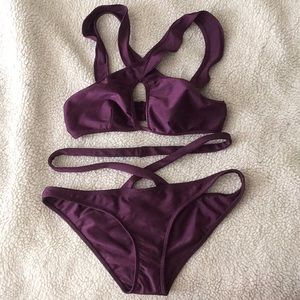 Plum For Love and Lemons Bikini
